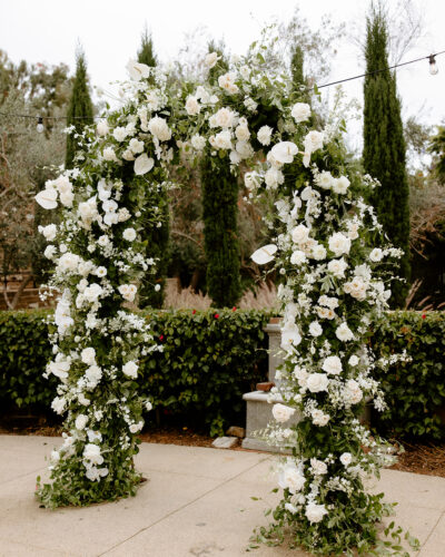 White Wedding Arch